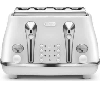 DELONGHI Elements CTOE4003.W 4-Slice Toaster - White
